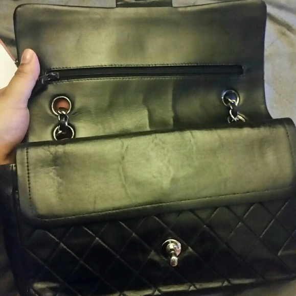CHANEL black double flap - Picture 3 of 8